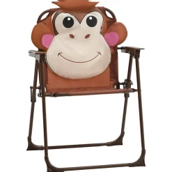 VIDAXL - Vidaxl - petit salon de jardin pour enfant avec parasol singe rigolo