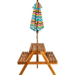 VIDAXL - Vidaxl - salon de jardin pour enfant avec parasol