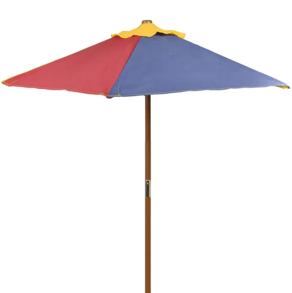 VIDAXL - Vidaxl - table et bancs avec parasol pour enfants