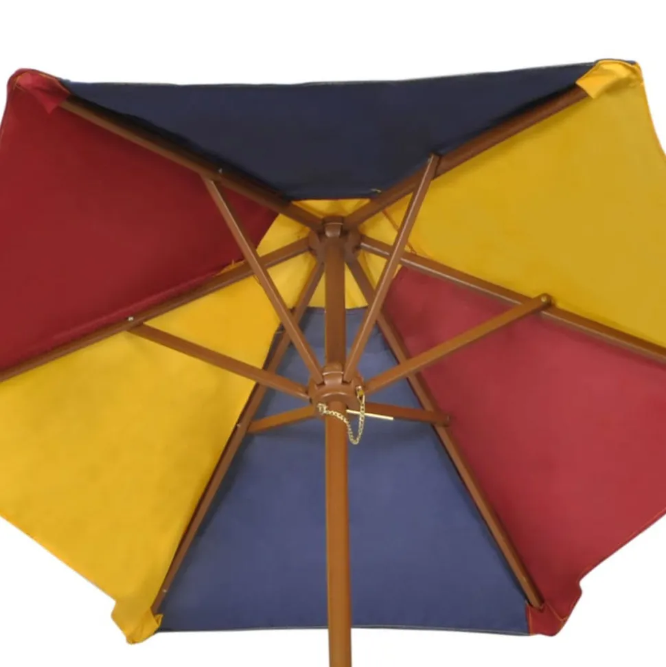 VIDAXL - Vidaxl - table et bancs avec parasol pour enfants