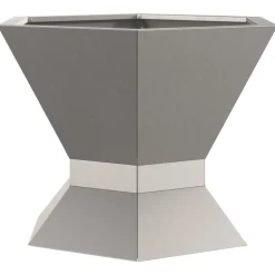 VIDAXL - Viexl foyer hexagonal 50x50x40 cm acier résistant aux intempéries