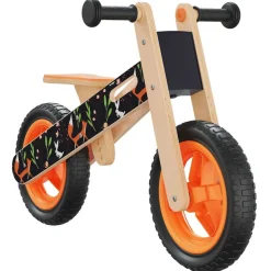 VIDAXL - Vélo d'équilibre pour enfants imprimé orange