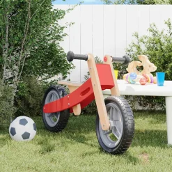 VIDAXL - Vélo d'équilibre pour enfants rouge
