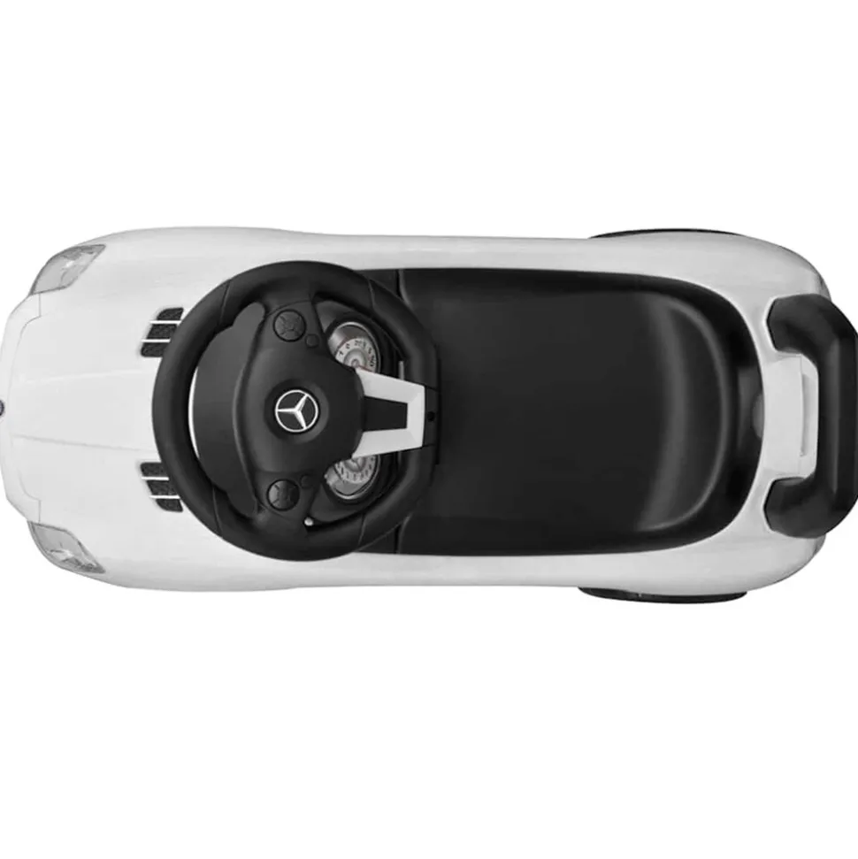 VIDAXL - Voiture à pousser par pieds pour enfants blanc