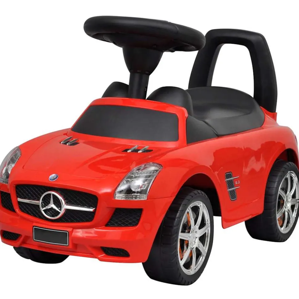 VIDAXL - Voiture à pousser par pieds pour enfants rouge