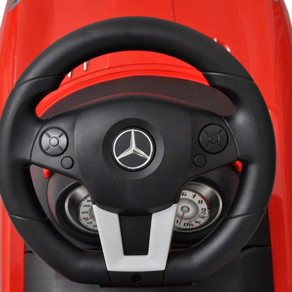 VIDAXL - Voiture à pousser par pieds pour enfants rouge