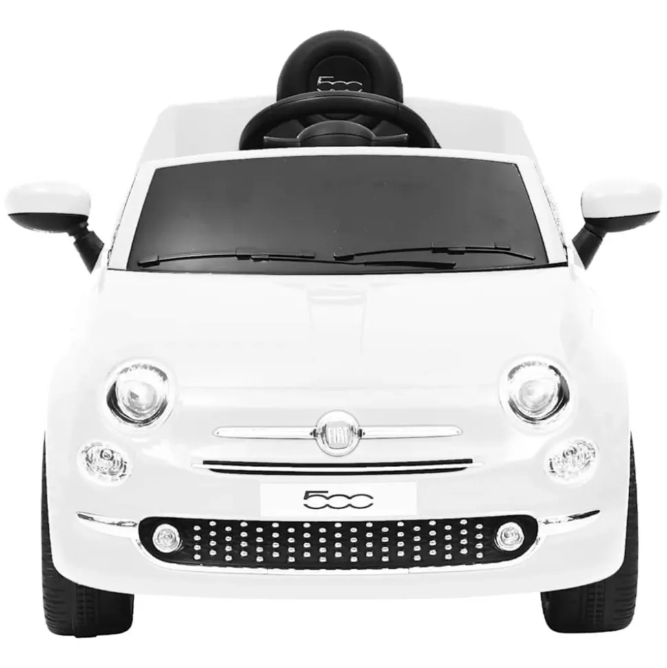 VIDAXL - Voiture électrique pour enfants fiat 500 blanc