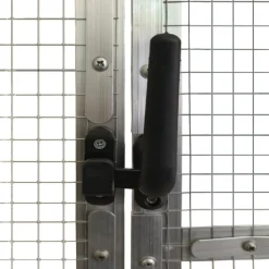 VIDAXL - Volière argenté 1,79x6x1,85 m aluminium