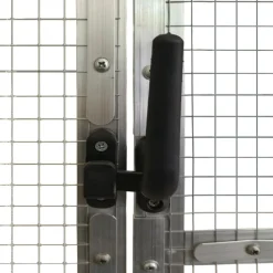 VIDAXL - Volière argenté 1,79x10x1,85 m aluminium