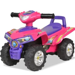 VIDAXL - Vtt pour enfants avec son et lumière rose et violet