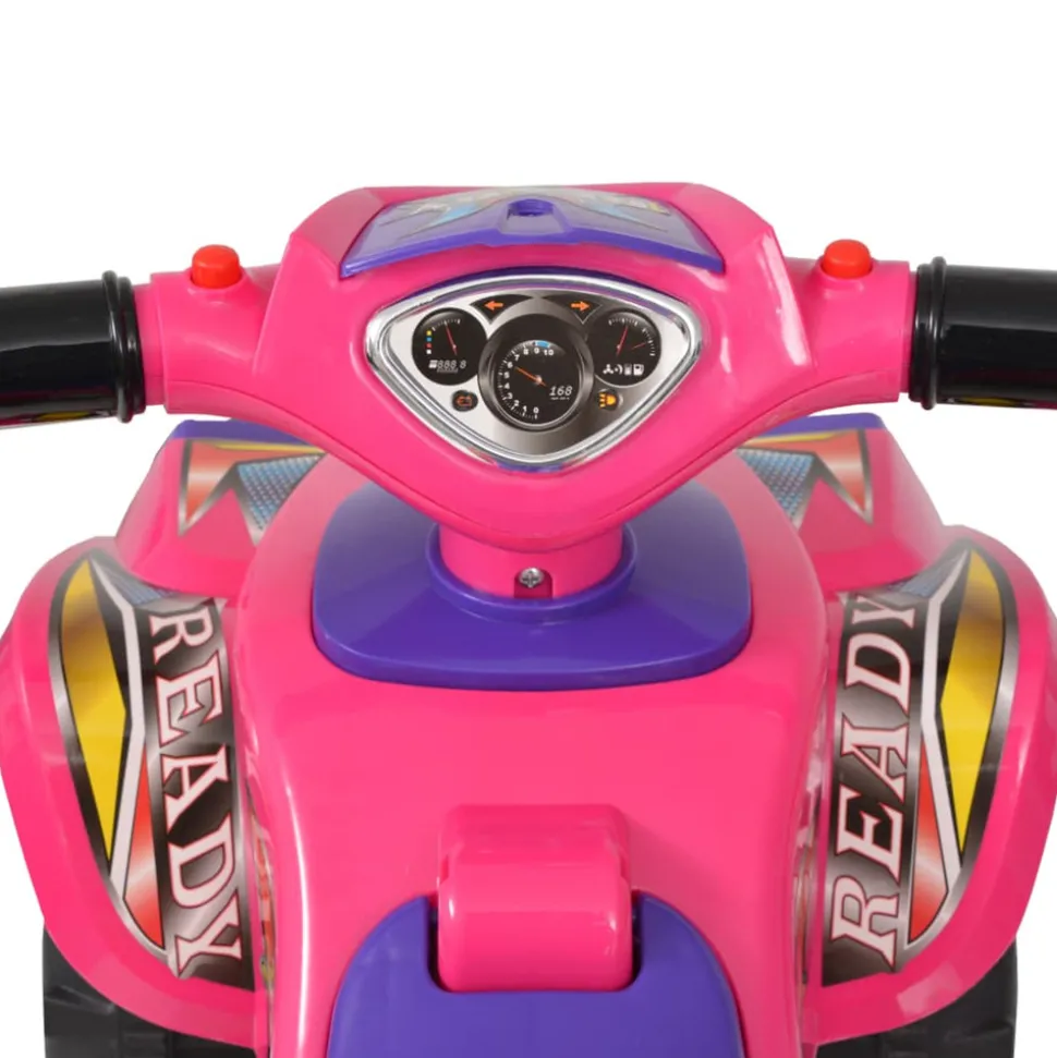 VIDAXL - Vtt pour enfants avec son et lumière rose et violet