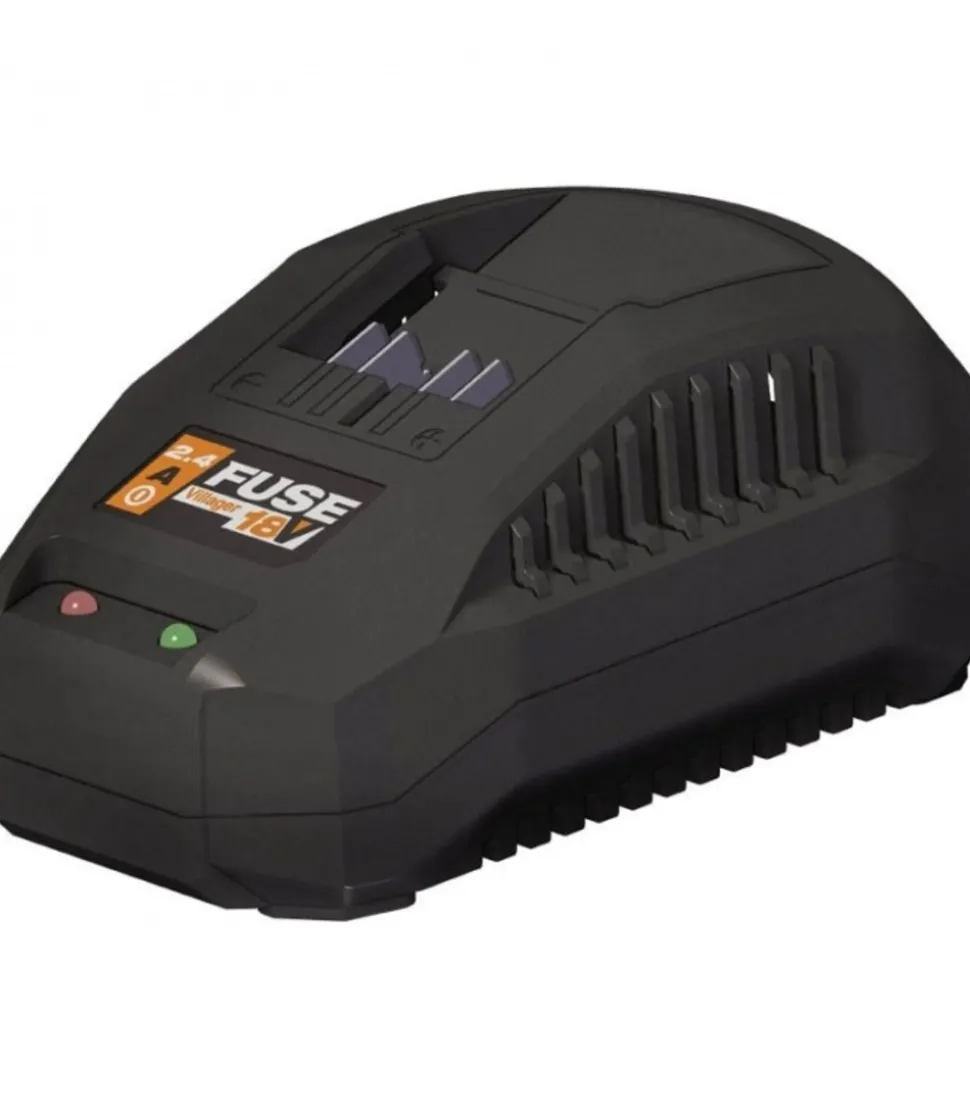 VILLAGER - Chargeur rapide batterie 2,4 ah 70 watts outils électrique 18v villager fuse