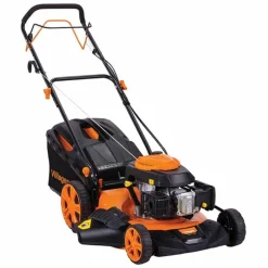VILLAGER - Tondeuse thermique autotractée moteur puissant 173cm3 4,1 cv coupe 50cm mulching villager atlas 5111t