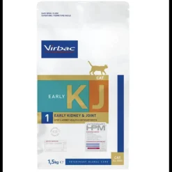 VIRBAC - Croquettes chat - veterinary hpm cat kj1 early kidney joint - virbac 3 kg