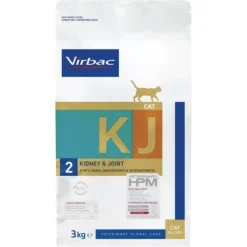 VIRBAC - Croquettes chat veterinary hpm cat kj2 kidney joint - virbac 1,5 kg