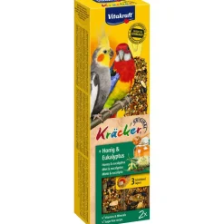 VITAKRAFT - Friandise Kräcker au miel pour grandes perruches - Lot de 2 - 180 g