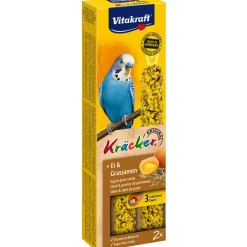 VITAKRAFT - Friandise Kräcker aux oeufs pour perruches - Lot de 2 - 54 g