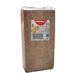 VITOBEL - Litière Vitobel de Miscanthus naturel: 18kg