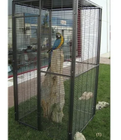 Volière de jardin pour perroquets de 1m²