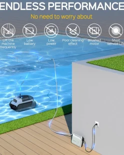 WYBOT - Robot de piscine wybot m1-c : nettoyage intelligent et efficace pour piscines enterrées