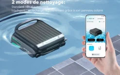 WYBOT - Skimmer flottant solaire wybot f1  robot nettoyeur de surface piscine autonome et connecté