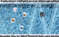 WYBOT - Skimmer flottant solaire wybot f1  robot nettoyeur de surface piscine autonome et connecté
