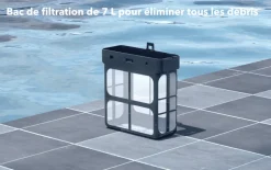 WYBOT - Skimmer flottant solaire wybot f1  robot nettoyeur de surface piscine autonome et connecté