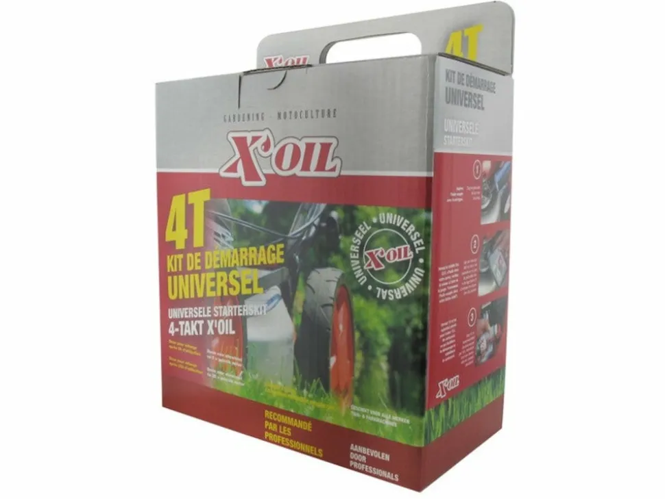X'OIL - Kit de démarrage universel 4 temps x'oil pour tondeuse