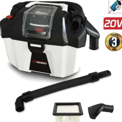 X-PERFORMER - Aspirateur eau et poussière compact sur batterie - xperformer xpvc20libl-10l - outil seul sans batterie ni chargeur