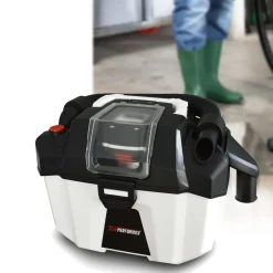 X-PERFORMER - Aspirateur eau et poussière - xperformer xpvc20libl-10l - compact brushless - batterie 4 ah et chargeur inclus