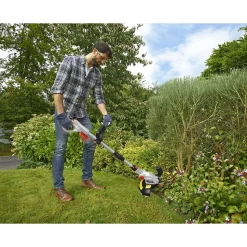 X-PERFORMER - Coupe bordures à batterie 20v - x-performer xpcb20li-t - tête de coupe 5 positions + batterie 2 ah et chargeur