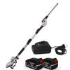 X-PERFORMER - Scie à ebrancher taille haies sur perche 20v xperformer xp2psth20li - outil portatif 2 batteries 4ah et double chargeur