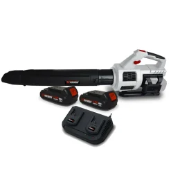 X-PERFORMER - Souffleur cyclonique sur batterie xperformer xpse40libl-2b - 40v - air 198 km/h - 2x batteries xpbat4a + double chargeur