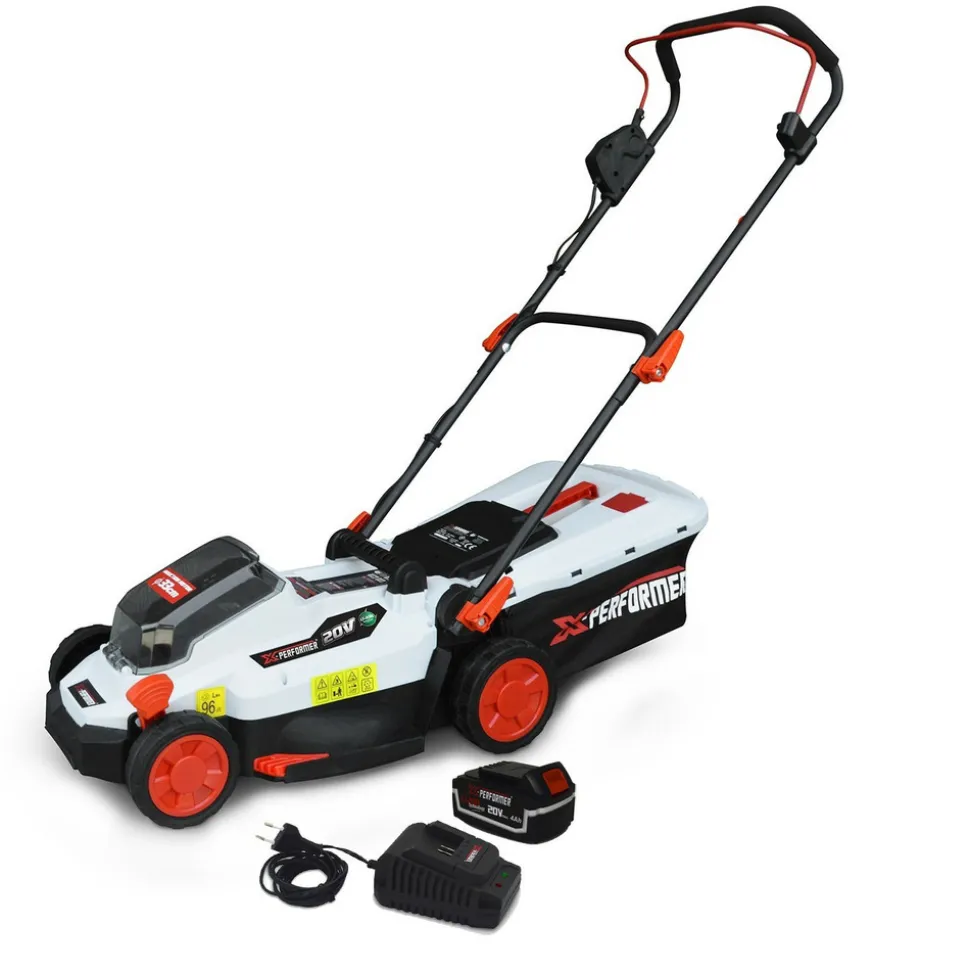 X-PERFORMER - Tondeuse à gazon x-performer xptde3320li - portative sur batterie - 20v max - 30l - batterie xpbat4a inclus + chargeur