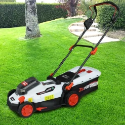 X-PERFORMER - Tondeuse à gazon et cisaille de jardin sur batterie - x-performer xptde3320li / xpcsth20li - 2 batteries 4ah et chargeur