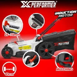 X-PERFORMER - Tondeuse rechargeable 2 x 20v max 43 cm livrée sans batterie - x-performer