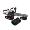 X-PERFORMER - Tronçonneuse 40v (2x20v) x-performer xptro40li-2b - double sécurité - graissage auto + 2 batteries 2ah - double chargeur