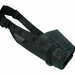 Yago museliere en nylon noir pour grand chien,