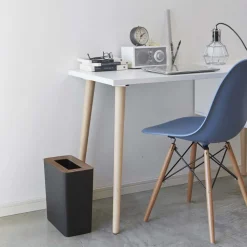 YAMAZAKI - Corbeille à papier rectangulaire rin