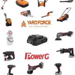 YARD FORCE - Mini-tronçonneuse à main sans-fil 20v avec guide chaine 13cm - ls c13