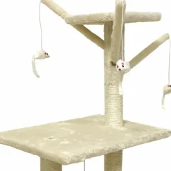 YOUDOIT - Arbre à chat beige 79 x 34 x 138 cm