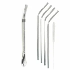 YOUDOIT - Paille avec filtre intégré + 4 pailles standard en inox