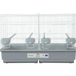 ZOLUX - Cage en plastique éco.conçu oiseaux domestiques primo 69 x 39 x 44.5 cm