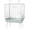 ZOLUX - Cage surélevée pour oiseau - zolux - néolife - pour perruche, calopsitte, canari - 81 x 48 x 130 cm - vert