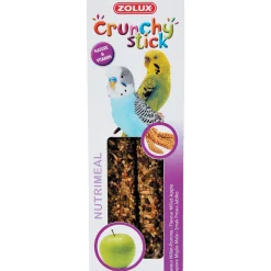ZOLUX - Friandise Crunchy Stick millet pomme pour perruches x2 - 85 g