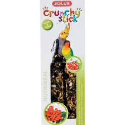 ZOLUX - Friandise Crunchy Stick groseille sorbier grandes perruches x2 - 115 g