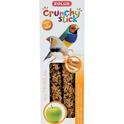 ZOLUX - Friandise Crunchy Stick pomme millet pour oiseaux exotiques x2 - 85 g