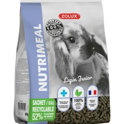 ZOLUX - Granulés lapin nain junior nutrimeal - 800g.