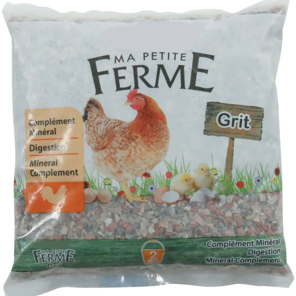 ZOLUX - Grit aide a la digestion sac de 2kg complément minéral pour poules
