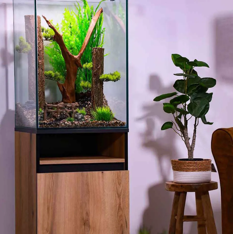 ZOLUX - Meuble pour aquarium colonne 50 x 50 cm